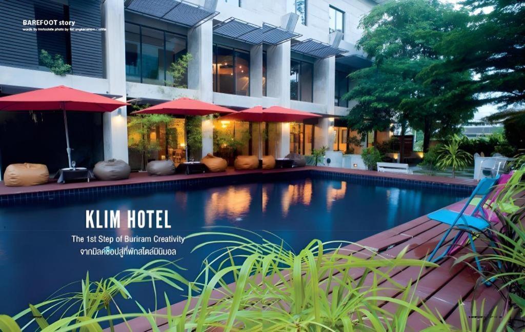 Klim Hotel Buriram Exteriör bild